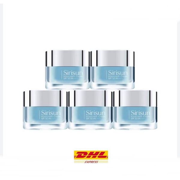 5x Sirisun Sunscreen Cream SPF 50PA+++ foundation & nourishing protect skin 10 g