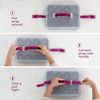 Cupcake Carrier for 24 Cupcakes - Innovative Cupcake Holder Includes 2 Cupcake P