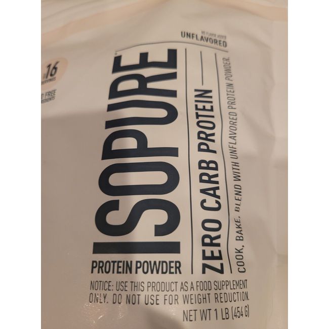 Isopure Zero Carb Protein Powder Unflavored