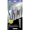 Essentials Toothbrush with Toothbrush Caps, Multi-Zoned Angled Soft Bristles, Co