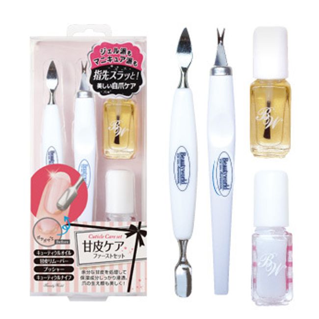 nail care<br><br> Cuticle care first set gel nail