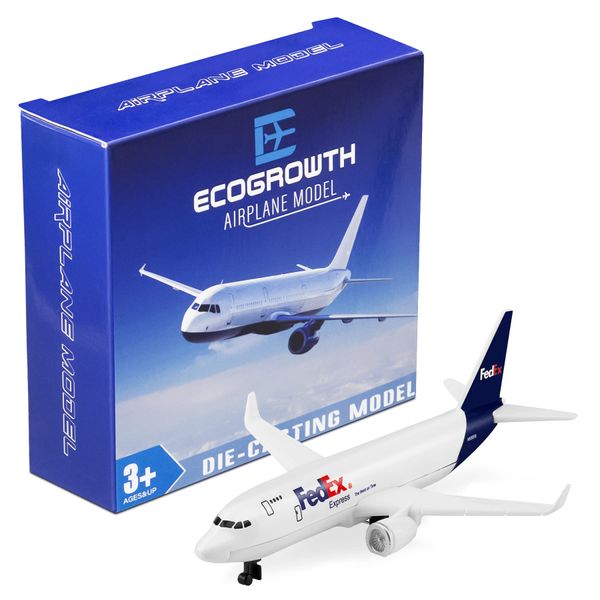 EcoGrowth Model Airplane Fedex plane Plane Model Plane Airplane for Collection & Gifts