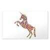 CafePress Prismatic Rainbow Unicor Sticker (Rectangle 50 pk)