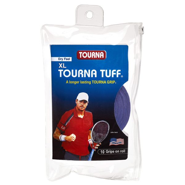 Tourna Tuff 10 Pack, Trademarked Blue, (TUFF-10-XL)
