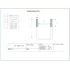 U Bolt Square M10 40mm Inner Width x 100mm Length with Back plate, Hex Nuts and Washers (1)