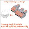 YQSIYU 1 in 3 Out Gray Shell Orange handle14 Box