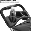 Pet Stroller 3 Wheels Multifunction Dog Cat Stroller w/Storage Basket&Cup Holder