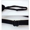 Black Eyepatch Eyelash Monocular Eyepatch Silk Adjustable Concave Single Patch Recovery Eye Patch for Adults
