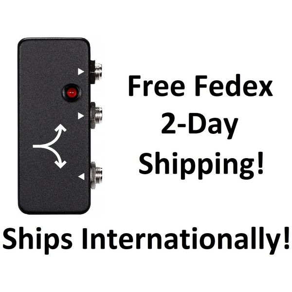 New JHS Buffered Splitter Micro Guitar/Bass Signal Split Pedal