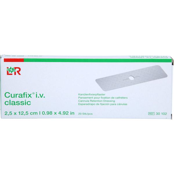 Curafix i. v. Classic Pflaster 2,5x12,5 cm, 20 St