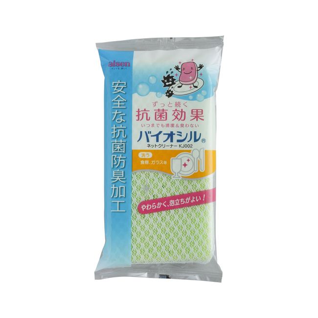 aisen Kitchen Sponge Pink Product Size: Width 8 X Depth 2 X Height 19 cm Bio Net Cleaner kj002