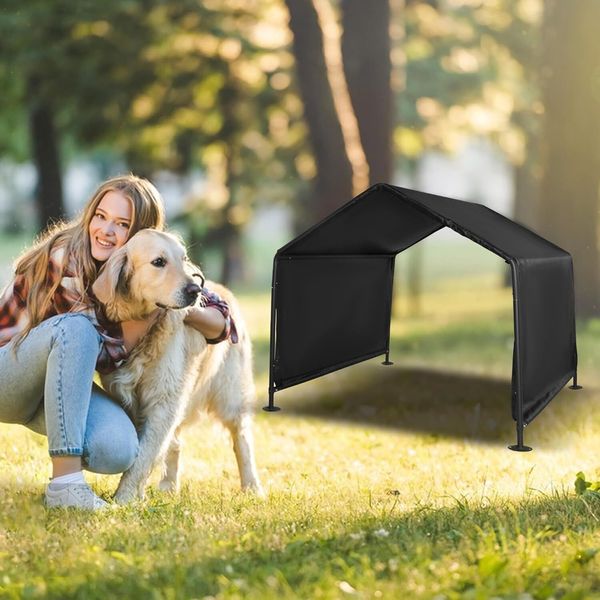 Koreyosh Dog Shade Shelter 4'X4'X3.5' Sun Rain Canopy Outdoor Tent Pet House