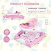 6 x 1 Foldable Baby Walker w/ 3 Level Adjustable Height & Removable Seat Cushion