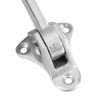 uxcell 304 Stainless Steel Brushed Easy-Step Kickdown Door Stop Holder Buffer w Screws