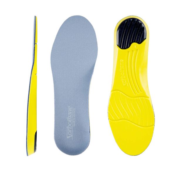 Impacto Anti-Fatigue Insole, Men's Size 8-9, Yellow and Blue
