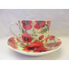 Gift Boxed red Poppy Jumbo Cup and Saucer