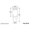 7443 LED Bulb HP48 LED Cool White Single Diode Dynamics