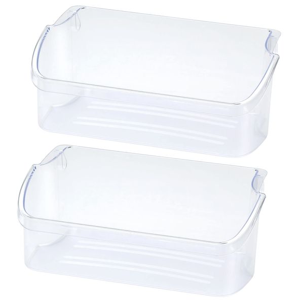 2 Pack 240324502 Refrigerator Door Bin Shelf, Compatible with frigidaire kenmore electrolux, PS429767,AP2549806,LFSS2312TF0,LFSS2312TE0, LFSS2312TP0, DFHS2313MFKA,Figure 5 6 is Fit Model