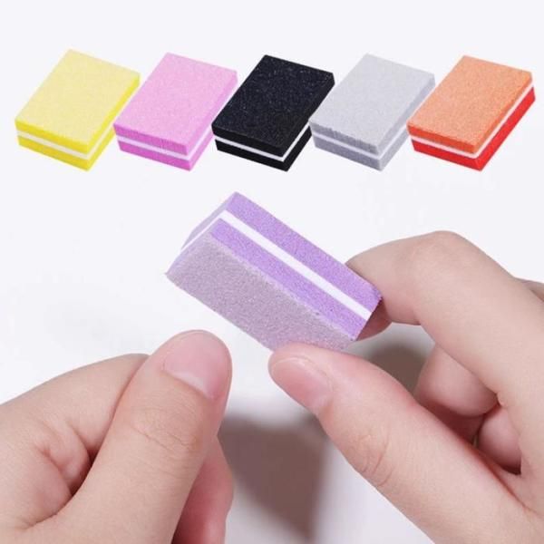 [OFMO93QS] Self-nail care hexagonal sanding block mini wood file