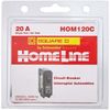 Homeline回路遮断器20 Amp Cd