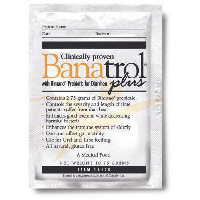 Banatrol Plus Oral Supplement Powder, 5 Gram Individual Packet Banana - 1 Count