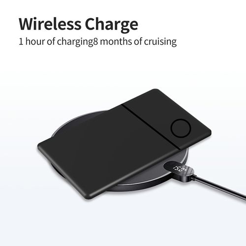Wallet Tracker Card – GPS Item Locator Compatible with Find My(only iOS), Rechargeable Mini Car Tracker IP68 Waterproof Device for Wallets, Passports, Bags, No Monthly Fee