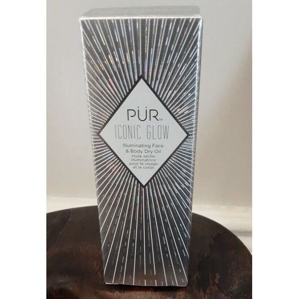 PUR Iconic Glow Illuminating Face & Body Dry Oil Glistening Skin 1 oz New