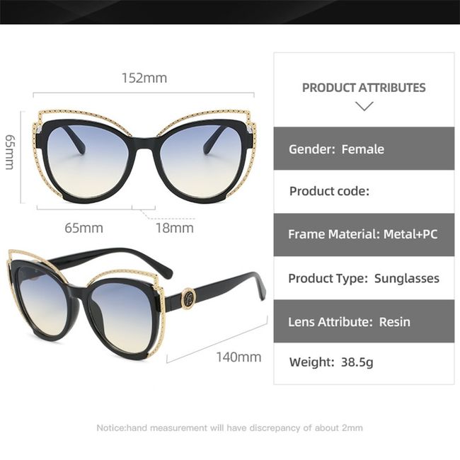 Fashion Pc Cat Eye Full Frame Men's Sunglasses