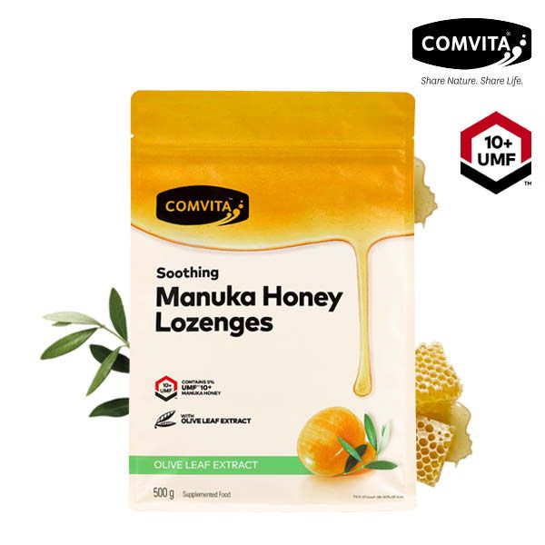 Comvita Manuka Honey Lozenge-Olive Leaf 500G, single property, none, single property