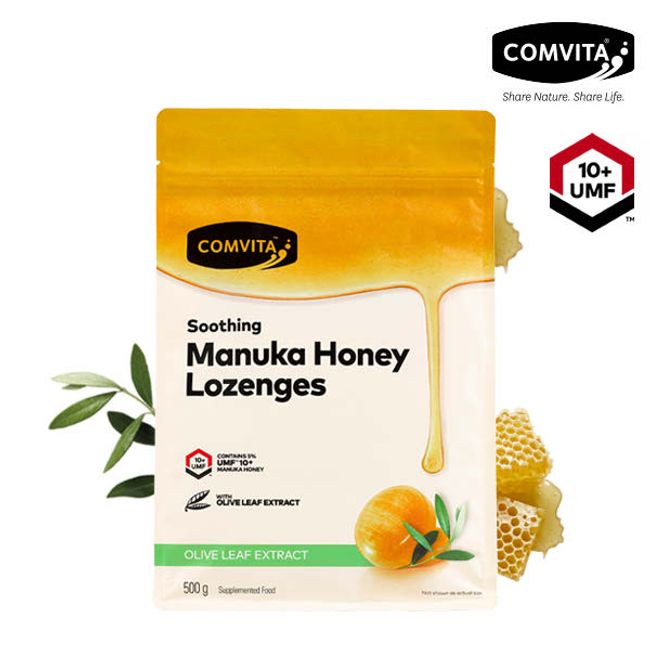 Comvita Manuka Honey Lozenge-Olive Leaf 500G, single property, none, single property