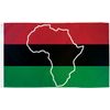 3x5 ft AFRO AMERICAN African Flag with Map Outline