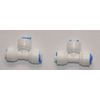2peces. 1/4"  3-WAY UNION TEE PUSH QUICK CONNECT RO REVERSE OSMOSIS WATER FILTER