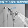 1/2' T-Adapter 3-Way Diverter Valve for Shower Head Bath Tap Switch Outlet Split