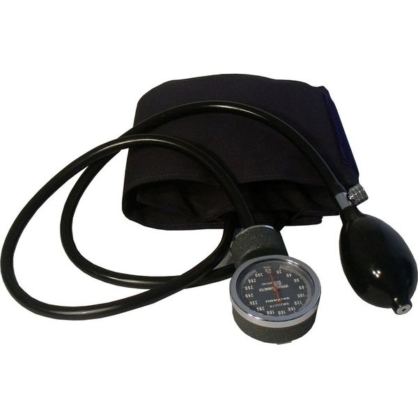 Kenz Medico YAMASU No.500 Small Aneroid Blood Pressure Monitor, Navy Blue Main Unit Set