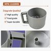 112204S Food Processor Gray Bowl 3 Quart compatible with Robot Coupe R2 3L Gb