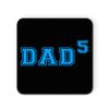 Daytripper Dad of Five Kitchen Coaster for Mug Coffee Cup Gift