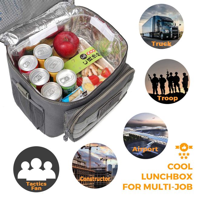 Large Insulated Lunch Box Leakproof Lunch Cooler Tote Ice Bag Handle Bag  for Work Office Travel - China Lunch Bag and Cooler Bag price