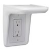 Knox Gear Multi-Purpose Outlet Wall Shelf with Cable Management (2-Pack)