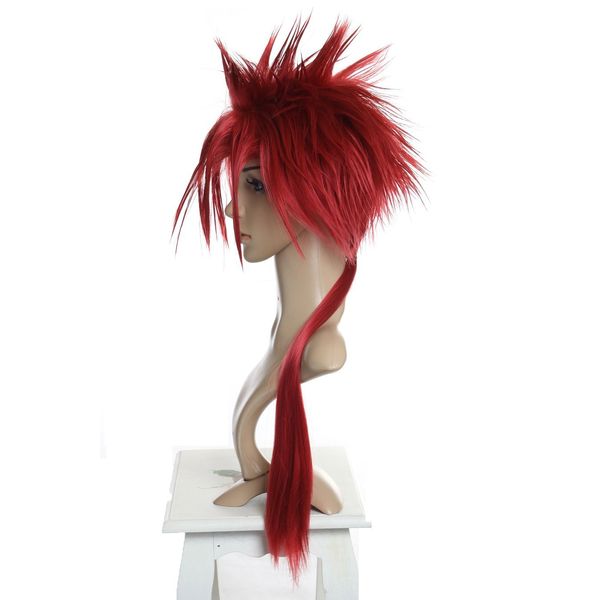 Prettyland C413 - Final Fantasy Reno Spiky Long Hair Red Cosplay Wig