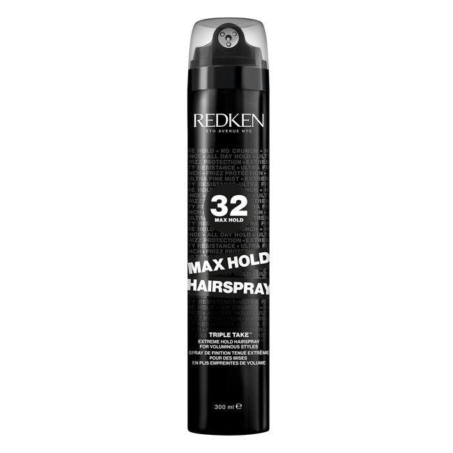 Redken | Haarspray für alle Haartypen, Extra starker Halt, Langanhaltende Kontrolle, Vegane Formel, Max Hold Haarspray, 1 x 300 ml