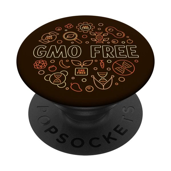 GMO Free - Genetically Modified Organism PopSockets Swappable PopGrip