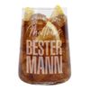 Herz & Heim® Longdrinkglas 430ml mit Gravur personalisiert (Bester Mann)