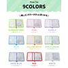 PinezOne Acsta Case, Storage, Collect Book, File, Transport, A5, Transparent, Includes Refill (Apple Green, A5)