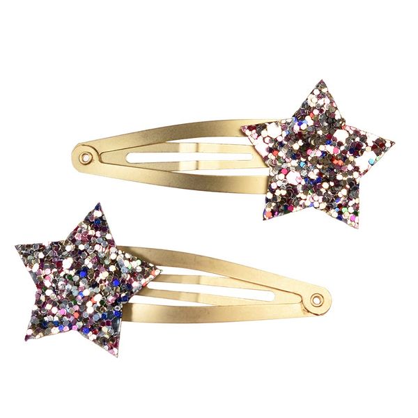 Fairies In The Garden Glitter Star Hair Clips (set Of 2)