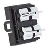 APDTY 012139 Power Window Switch; Front Left; Chrome; 4-Door Sedan