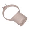 Floplast Soil Pipe White Strap Boss with 43mm Solvent Boss Adapter