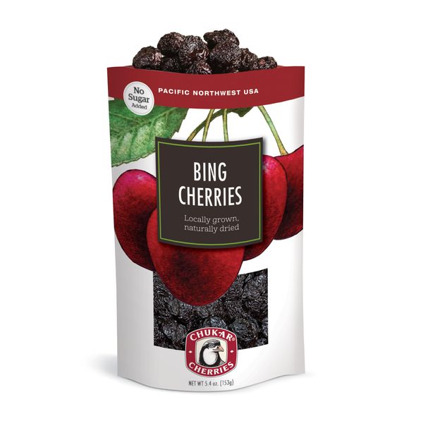 Dried Bing Cherries - No Sugar Added and Sulfite Free | USA Grown | All-Natural Dried Fruit - 1 Bag