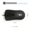 iggual RATÓN ÓPTICO COM-BUSINESS-1200DPI Black
