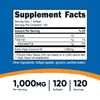 Nutricost Coconut Oil 1000mg, 120 Soft Capsules