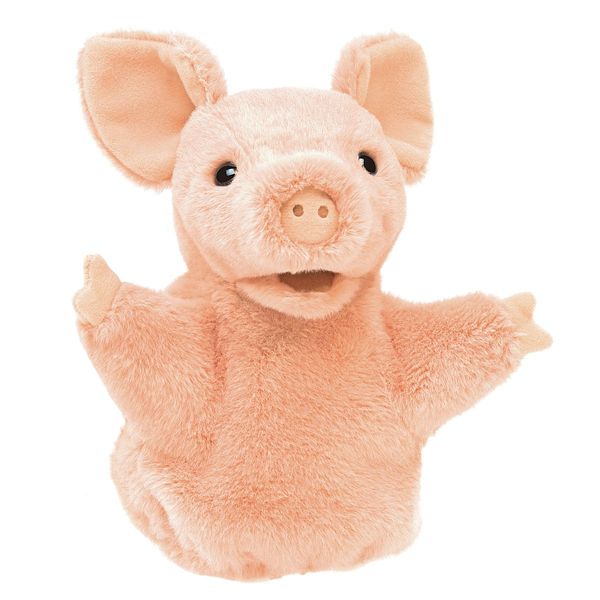 Folkmanis Little Pig Hand Puppet, Pink, 1 EA